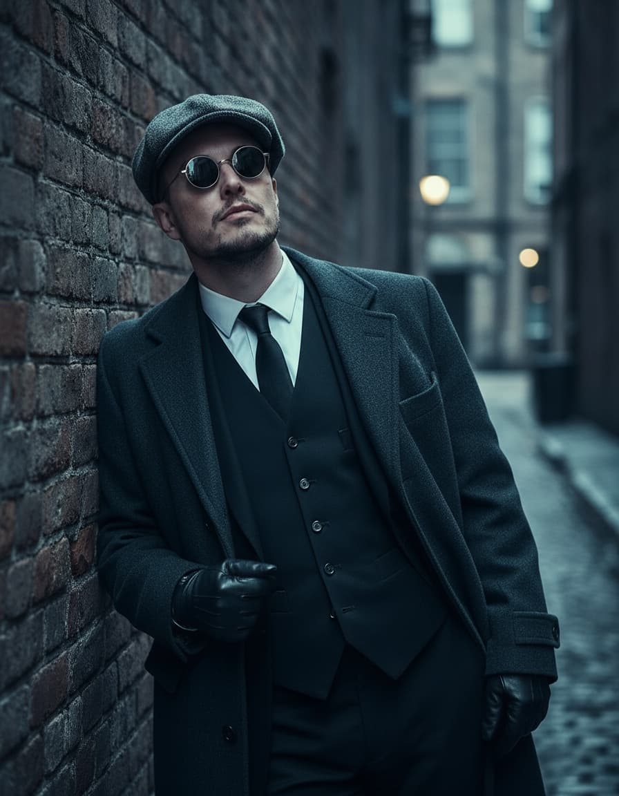 A hyper-realistic, cinematic medium shot of a handsome man in his late 20s