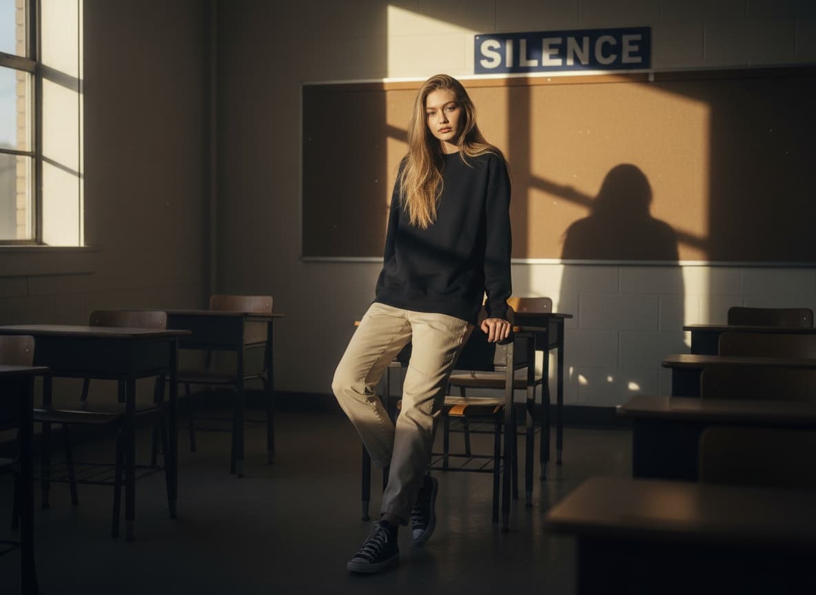 Classroom Sunlight Portrait